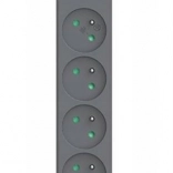 Parafoudre TRACER Power Line+ prêt pour mobile 1,5 m (4 prises + 3x USB A, 5V 2,4A)