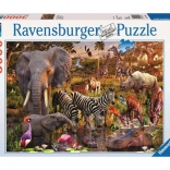 Puzzle Ravensburger Animaux d’Afrique 3000 pcs