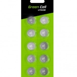 Piles bouton Green Cell 10x CR2032 3V