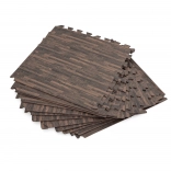 Tapis en mousse motifs bois 50x50cm 12 pièces BESTWAY