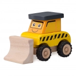 Mini bulldozer en bois Wonderworld