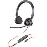 Casque Poly Blackwire 3325 avec adaptateur USB-C/A