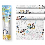 Nappes à colorier 3 pcs - Pingouins joyeux