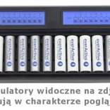 Chargeur à processeur pour 16 accumulateurs AA/AAA