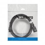 Lanberg câble d’extension d’alimentation IEC 320 C13–C14, 3 m, noir