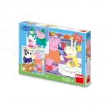 Puzzle PEPPA PIG – après-midi joyeux 3×55 pièces