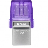 Clé USB Kingston DataTraveler microDuo 3C 64 Go USB‑A/USB‑C