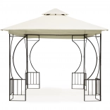 Tonnelle de jardin 3×3 m avec parois latérales et moustiquaire MultiGarden