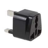Adaptateur de voyage UE vers UK Maclean MCE154 noir