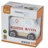 Ambulance en bois – puzzle et petit véhicule