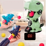 Jeu interactif de tir sur dinosaure avec pistolets et balles