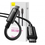 Câble USB‑C vers USB‑C BASEUS Tungsten Gold 240 W, 1 m, noir