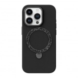 Coque pour iPhone 15 Pro Joyroom Dancing Circle noire