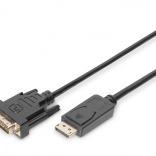 Câble DisplayPort vers DVI-D avec verrouillage 2m