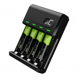 Chargeur VitalCharger + 4x piles rechargeables AAA 800 mAh