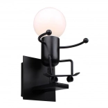 Applique murale Loft noire