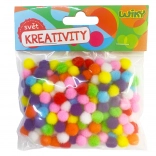 Pompons colorés 10mm