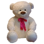 Nounours en peluche crème Norbert 75 cm