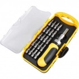 Ensemble de 22 pièces : embouts et tournevis à cliquet