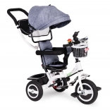 Tricycle pour enfant avec auvent pivotant et roues résistantes ECOTOYS
