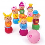 Quilles en bois fées Bigjigs Toys