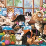 Puzzle TREFL famille de chats 500 pièces