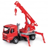 Lena camion-grue Mercedes Actros rouge 70 cm
