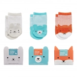 Chaussettes bébé en coton bio Ourson de Petit Collage
