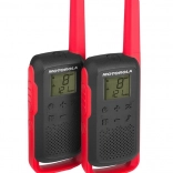 Motorola Talkabout T62 PMR446 talkies-walkies, rouge et noir