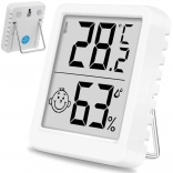 thermomètre et hygromètre numériques mini avec écran LCD et aimant