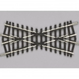 Piko Croisement 30° avec traverses en bois