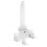 Support mural pour PlayStation 5 avec supports pour manettes NanoRS RS181 blanc