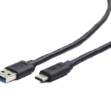Câble USB USB‑C vers USB‑A 3.0, 1 m, noir