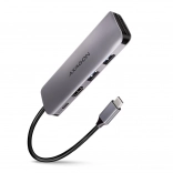 axagon hmc-5 hub usb-c 5-en-1 avec hdmi 4k, 2x usb-a, lecteur sd/microsd et pd 100 w