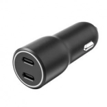 Chargeur voiture 2× USB‑C 45 W PD