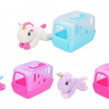 Licorne dans la boîte de transport