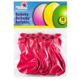 Ballons rouges à gonfler 26 cm - lot de 10 pièces