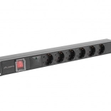Barrette d’alimentation PDU rack 19" 1U Lanberg
