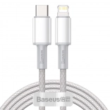 Câble USB-C vers Lightning Baseus à haute densité de tressage, 20W, PD, 2m
