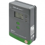 régulateur de charge solaire mppt 20 a 12/24 v avec lcd et 2× usb