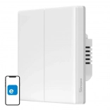 Interrupteur mural tactile intelligent Wi‑Fi Sonoff TX T5 à 2 canaux