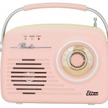 Radio rétro LUIZA SP-11 MP3 USB SD rose