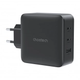 Chargeur secteur Choetech PD8005 GaN 100 W avec USB‑C et USB‑A