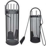 Ensemble d’accessoires pour cheminée 5-en-1 KAMINER avec support