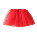 Jupe tutu en tulle rouge pour enfants – carnaval, ballet, spectacle de danse