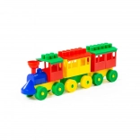 Ensemble coloré de train en plastique pour enfants 3+ ans