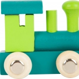 Locomotive en bois verte SMALL FOOT
