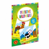 Tableaux de sable Vache, Poule