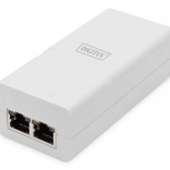 Injecteur PoE+ 802.3at 30 W, gigabit 10/100/1000, blanc – DIGITUS