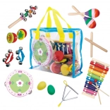Set musical pour enfants 14 pièces avec sac ECOTOYS